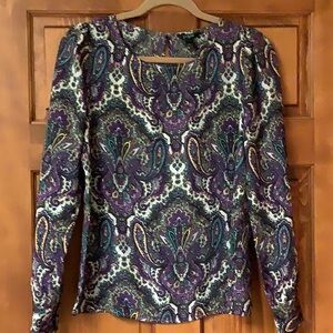 J.Crew Paisley Print Blouse